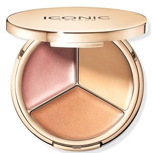 BNIB ICONIC highlighter palette dewy glow highlight illuminateur